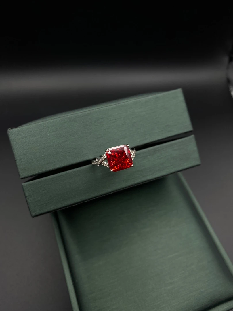 铜合金合成锆石戒指 XS-5179 戒指活口可调节简约