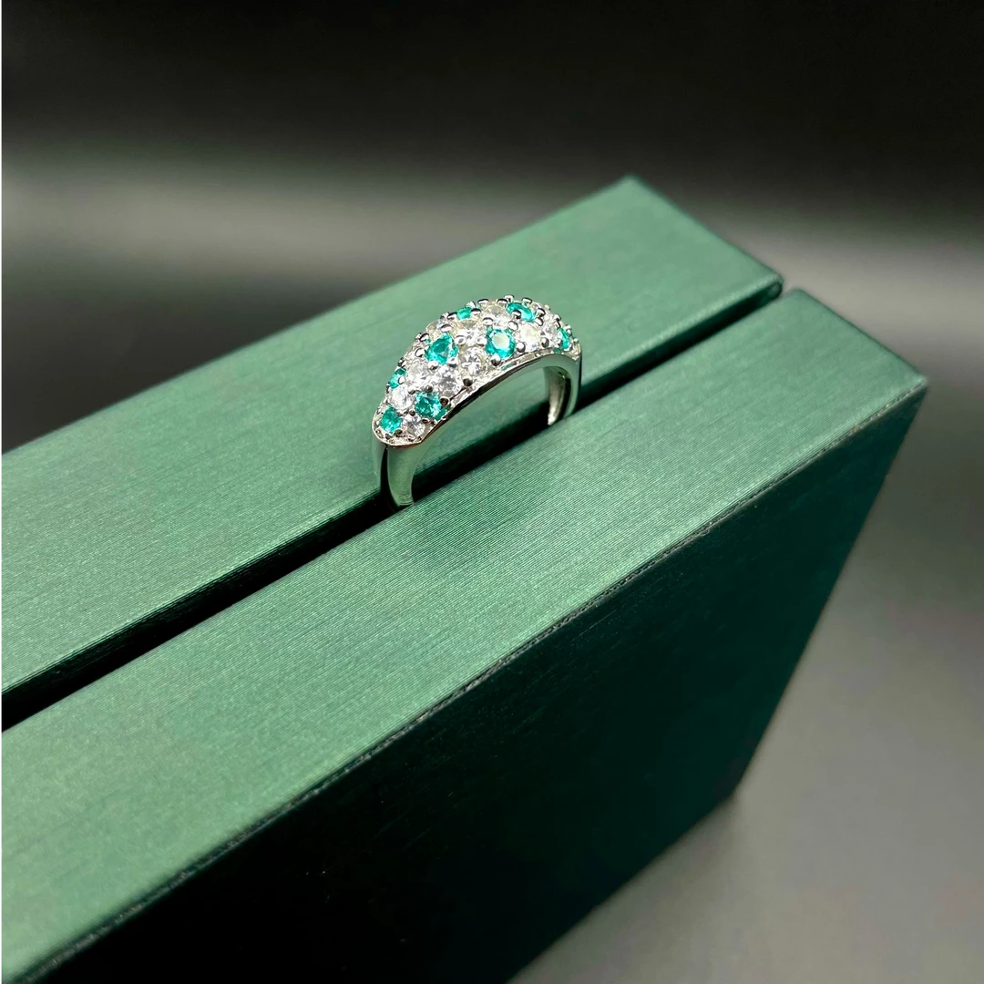 铜合金合成锆石戒指 ZR-2187 戒指经典气质精致