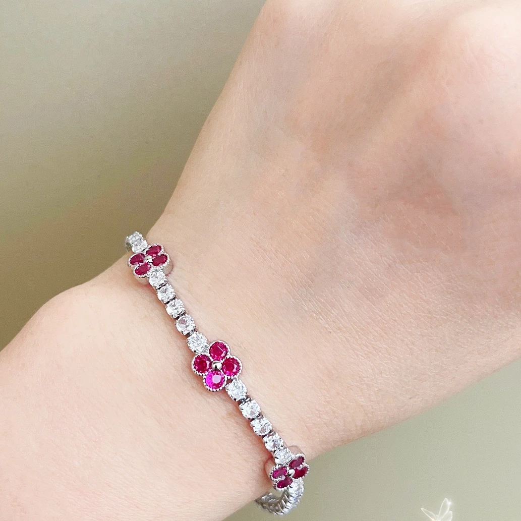 铜合金合成锆石手链 QX-9103 手链百搭轻奢气质