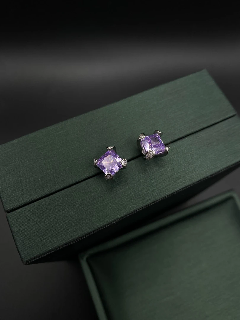 铜合金合成锆石耳饰 XS-5166 耳钉气质经典