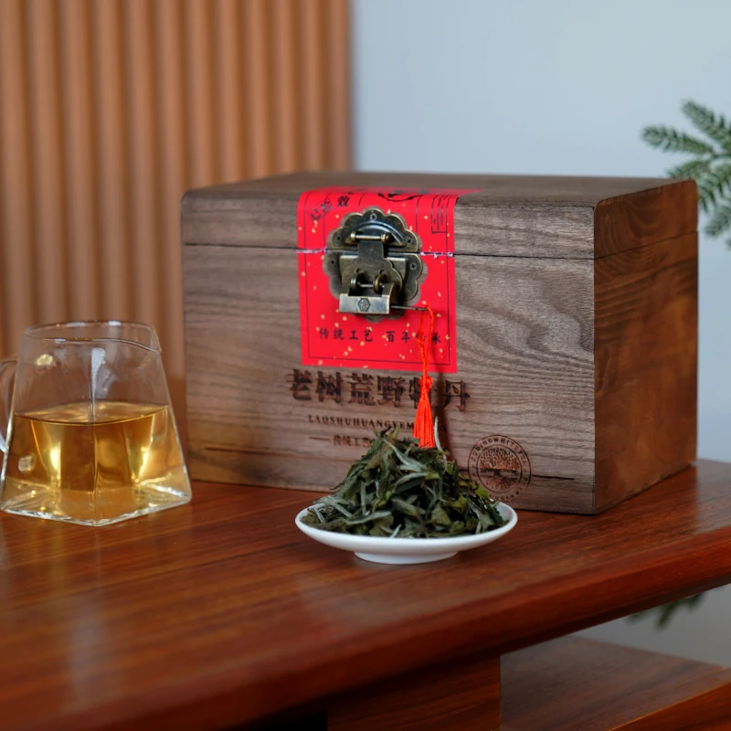 福鼎白茶2022年老树白牡丹花蜜香足散茶散装白茶半斤装木箱装