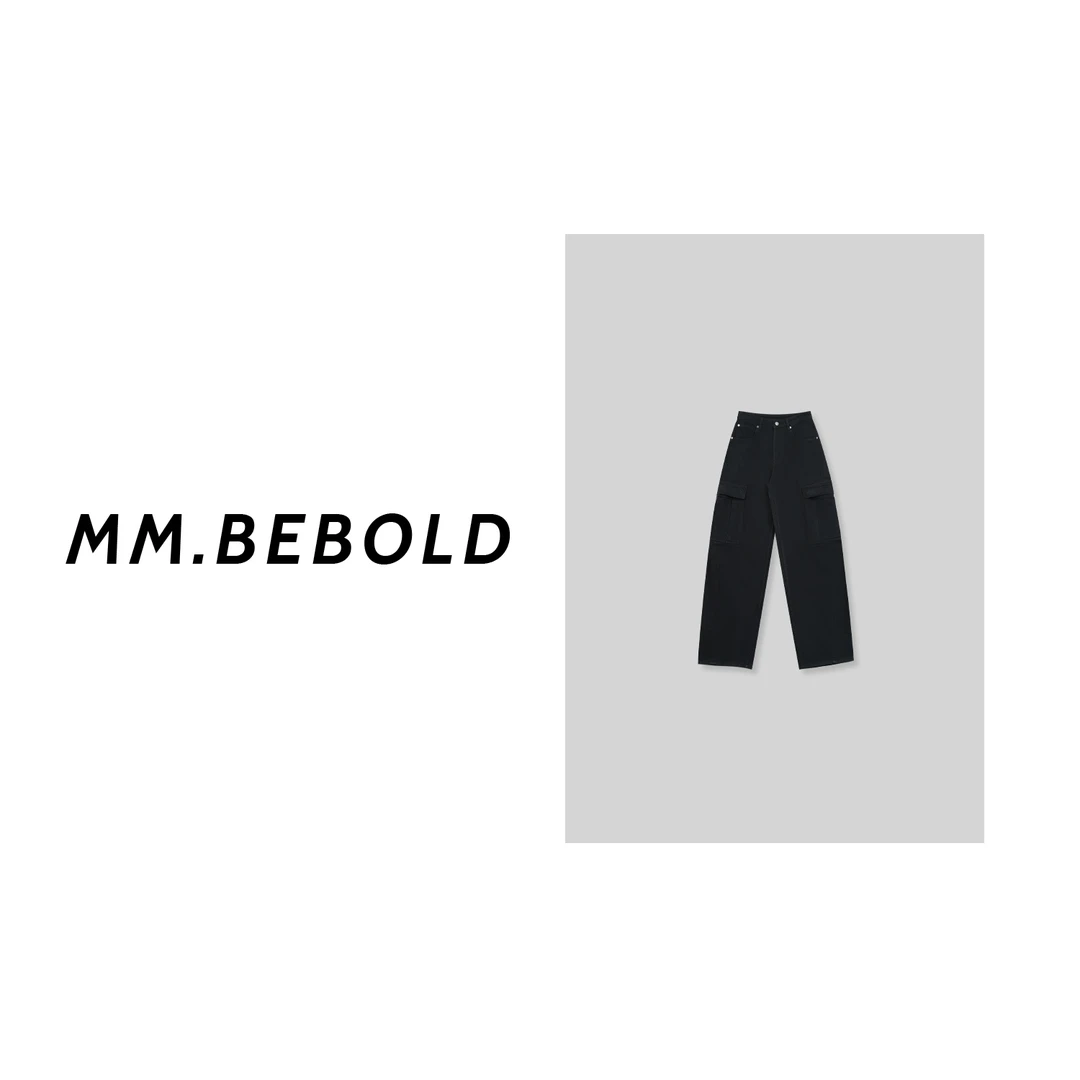 【妙姐精选】高腰工装阔腿裤CY221160