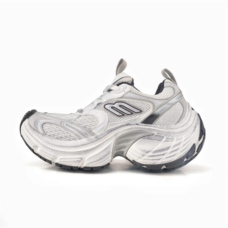 10x男女同款老爹鞋复古休闲百搭厚底增高新款休闲老爹鞋时尚情侣