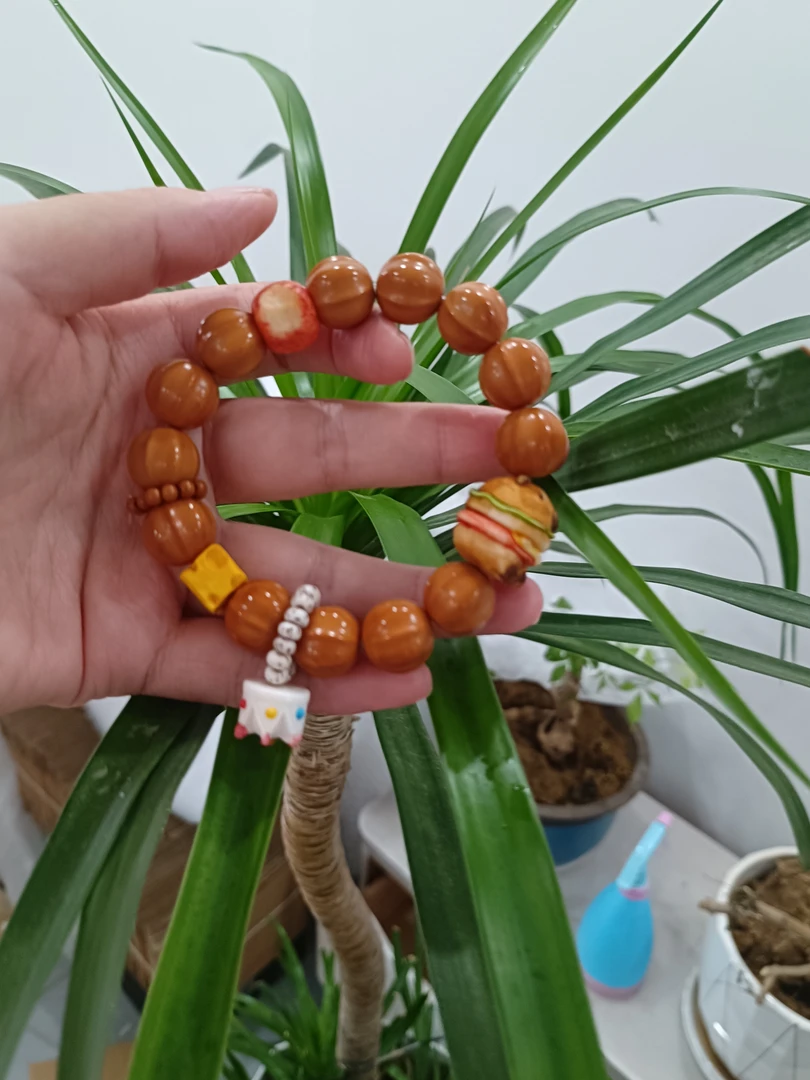 非金属木质手链 猴头类原创设计十配件女款手饰原创设计气质手串