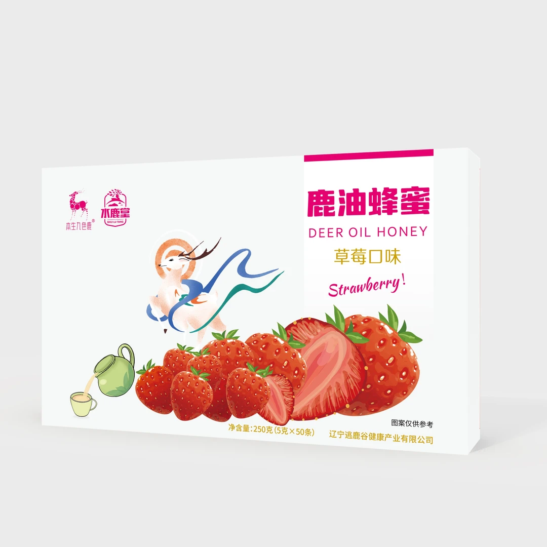 本生九色鹿果味鹿油新包装新口味