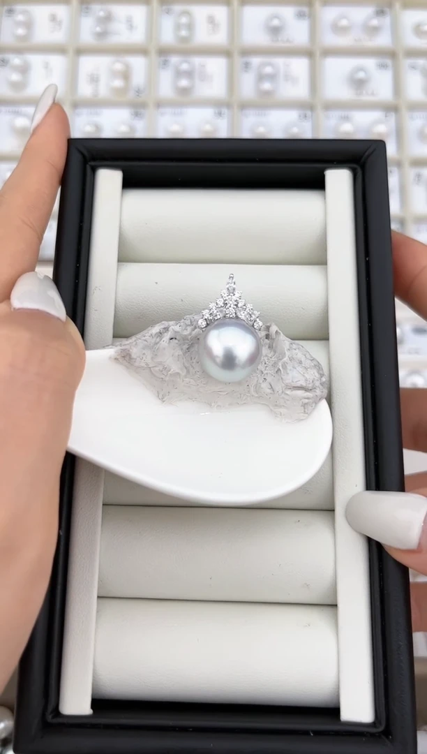 【闪购商品】18K金耳饰海水澳白13-14不退换 玉