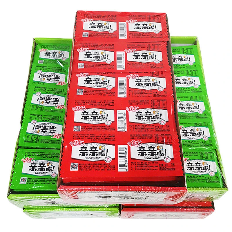零食儿时亲亲嘴烧经典小辣条吃货解馋麻辣烧小卖部休闲食品小吃