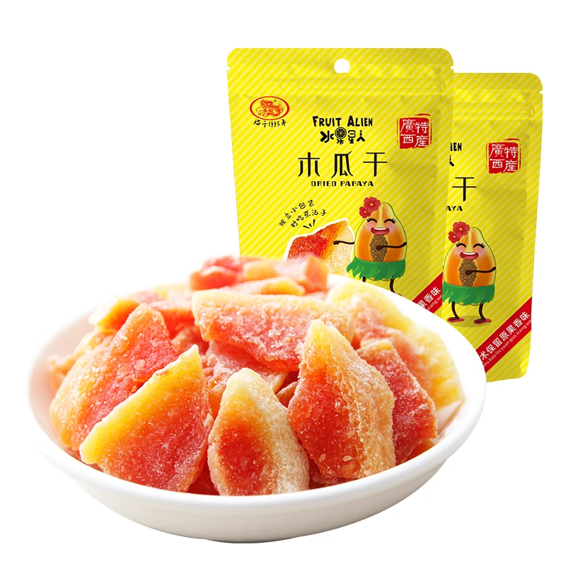 【水果星人】木瓜干60g-广西特产休闲零食小吃食品水果干果脯包装