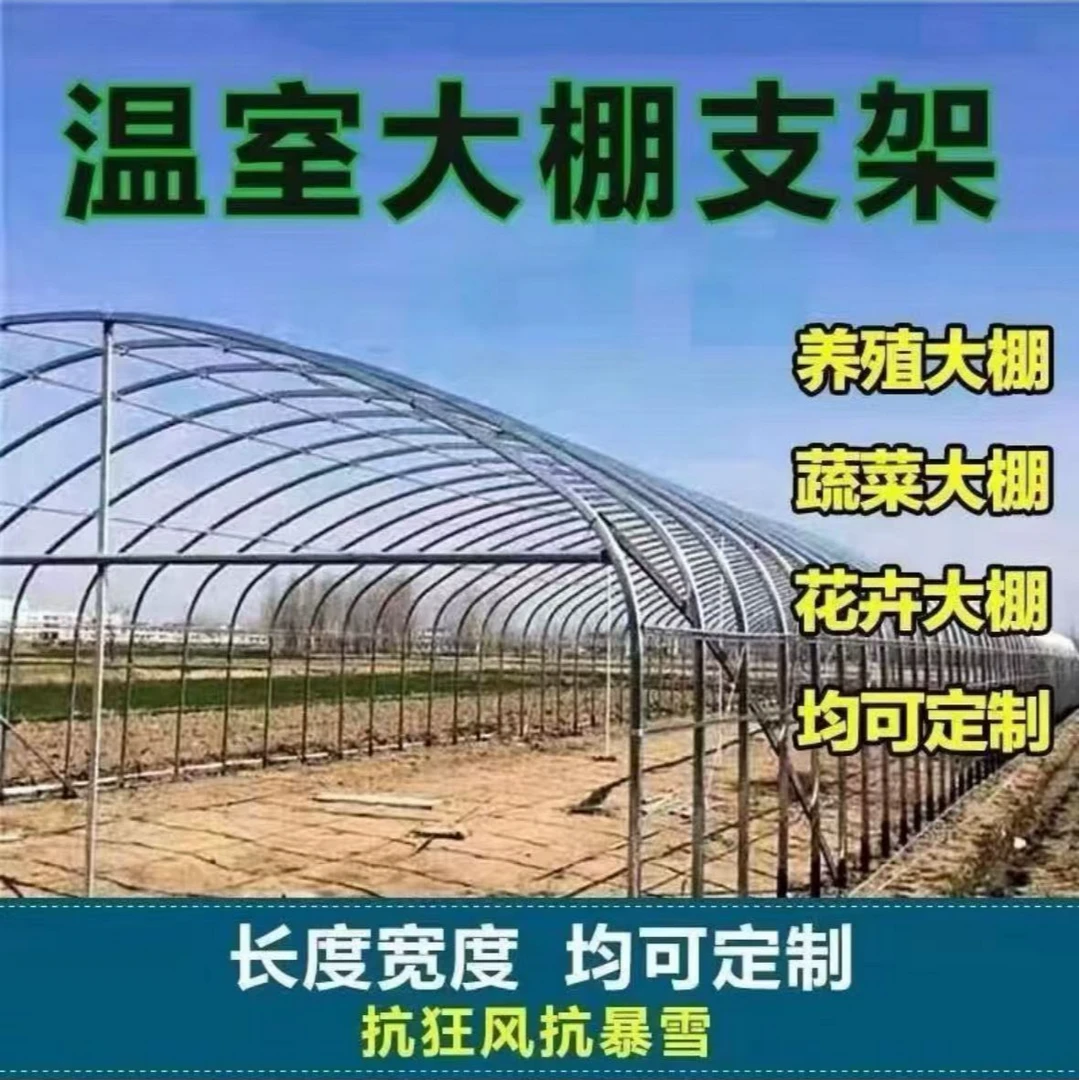 温室大棚春秋冷棚仓库大棚连体大棚均可定制