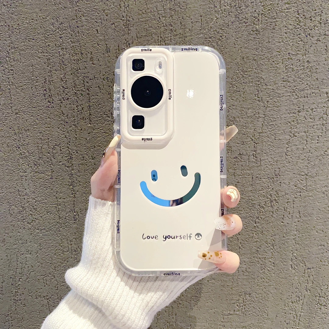 （华为P60系列）镜面奶油壳适用华为P60/华为P60Pro/P60Art手机壳潮