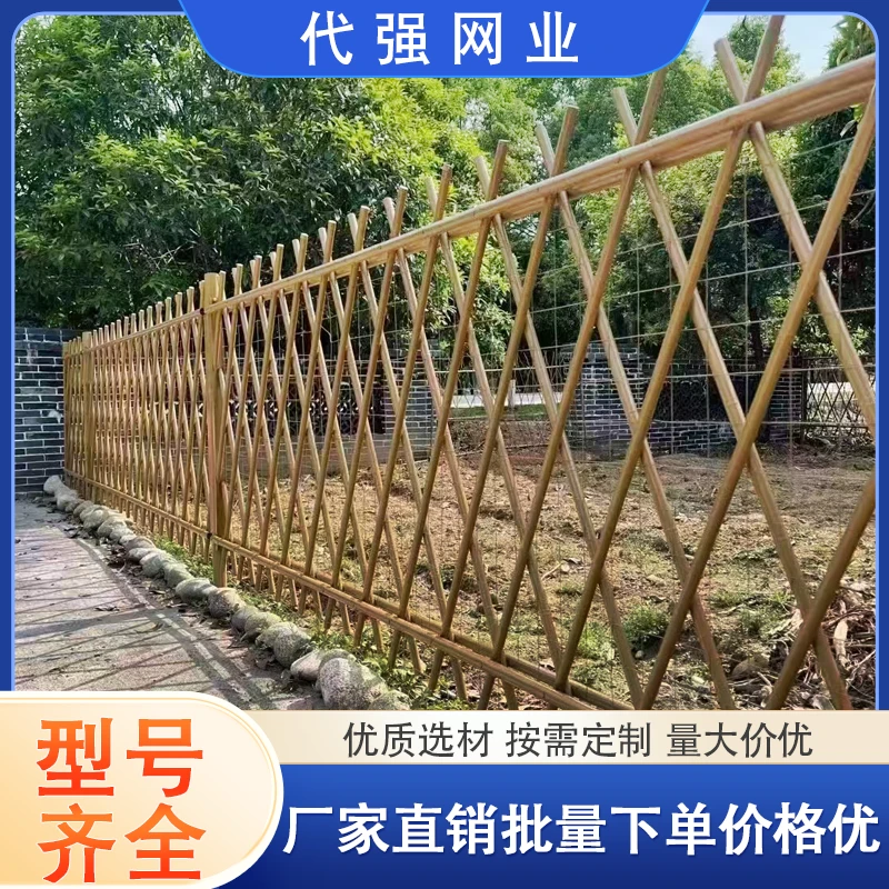 景观仿竹护栏户外庭院新农村小区不锈钢围墙护栏锌钢仿竹护栏现货