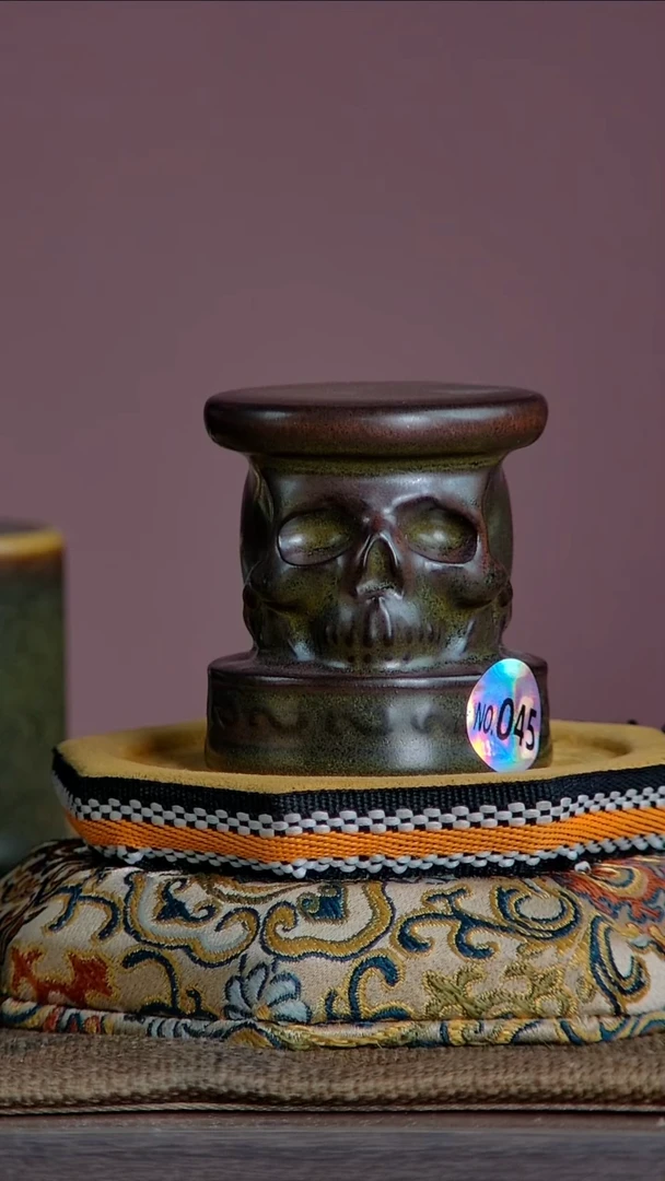 【闪购商品】摆件景韵堂仿清茶叶末釉