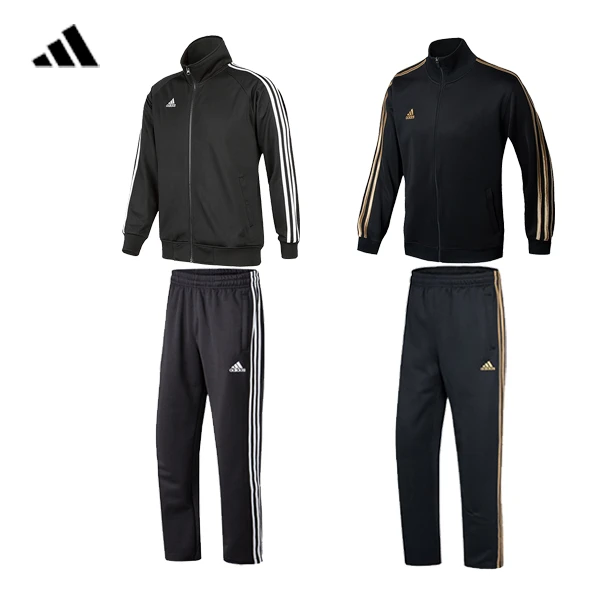 adidas/阿迪达斯秋季新款运动休闲时尚速干长袖外套+直筒裤套装