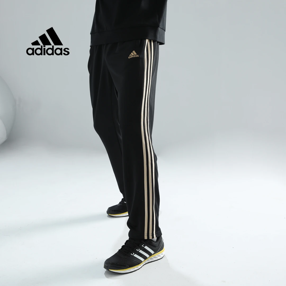 adidas/阿迪达斯秋季户外速干百搭金标直筒裤男女同款运动休闲裤