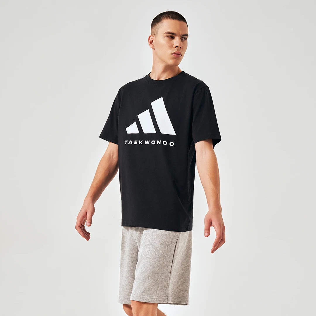 ADIDAS TAEKWONDO阿迪达斯速干运动短袖 男女同款adiCLTS24TKP-BW