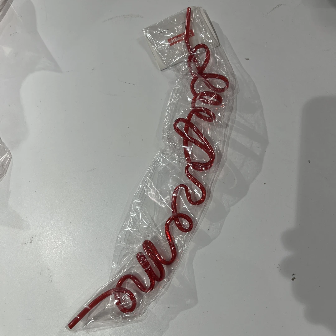 【山哥04】supreme开业吸管全新未拆  潮流饰品