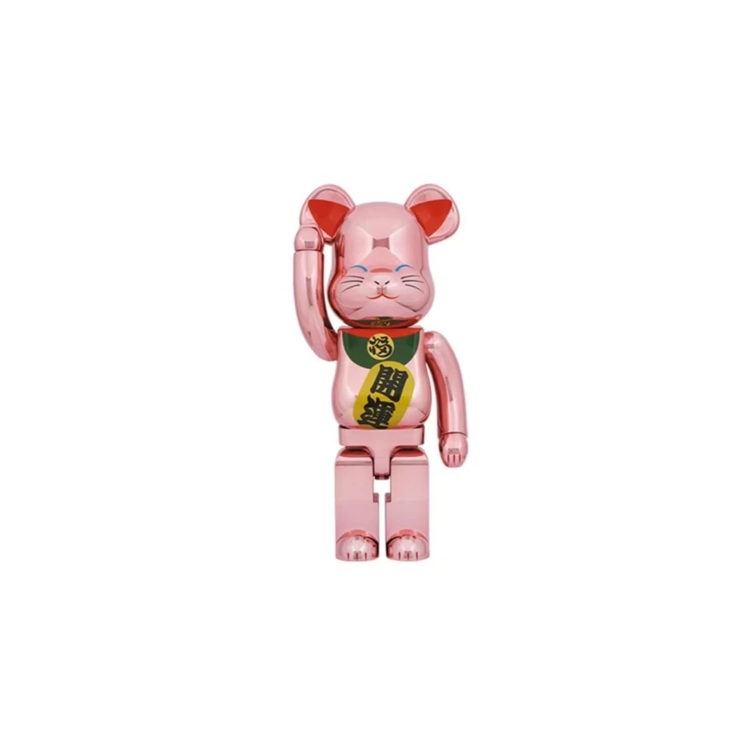 【山哥ST】bearbrick积木熊 桃金色眯眼开运 400%
