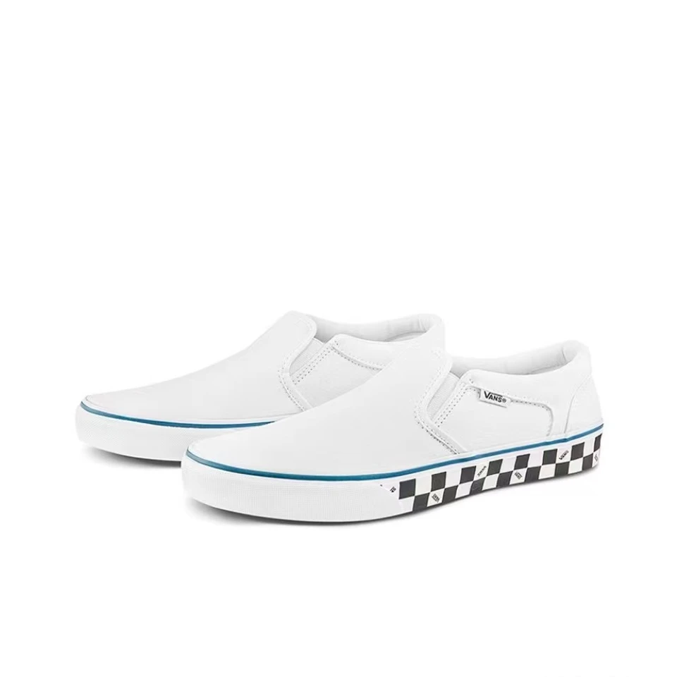 【山哥AL】Vans Asher 帆布 低帮板鞋 男女同款 白色 22004-F6