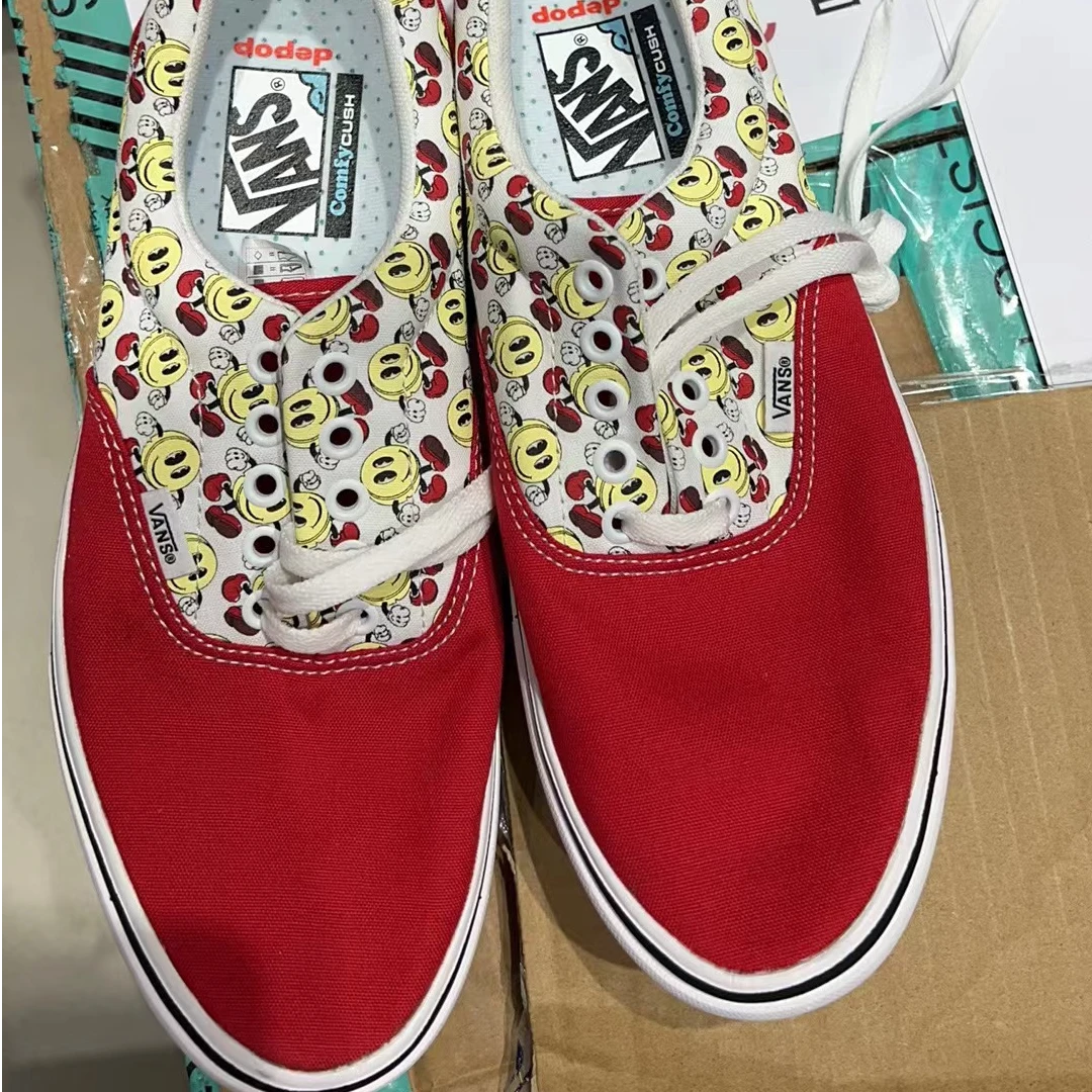 【山哥AL】Vans 红色拼接低帮板鞋