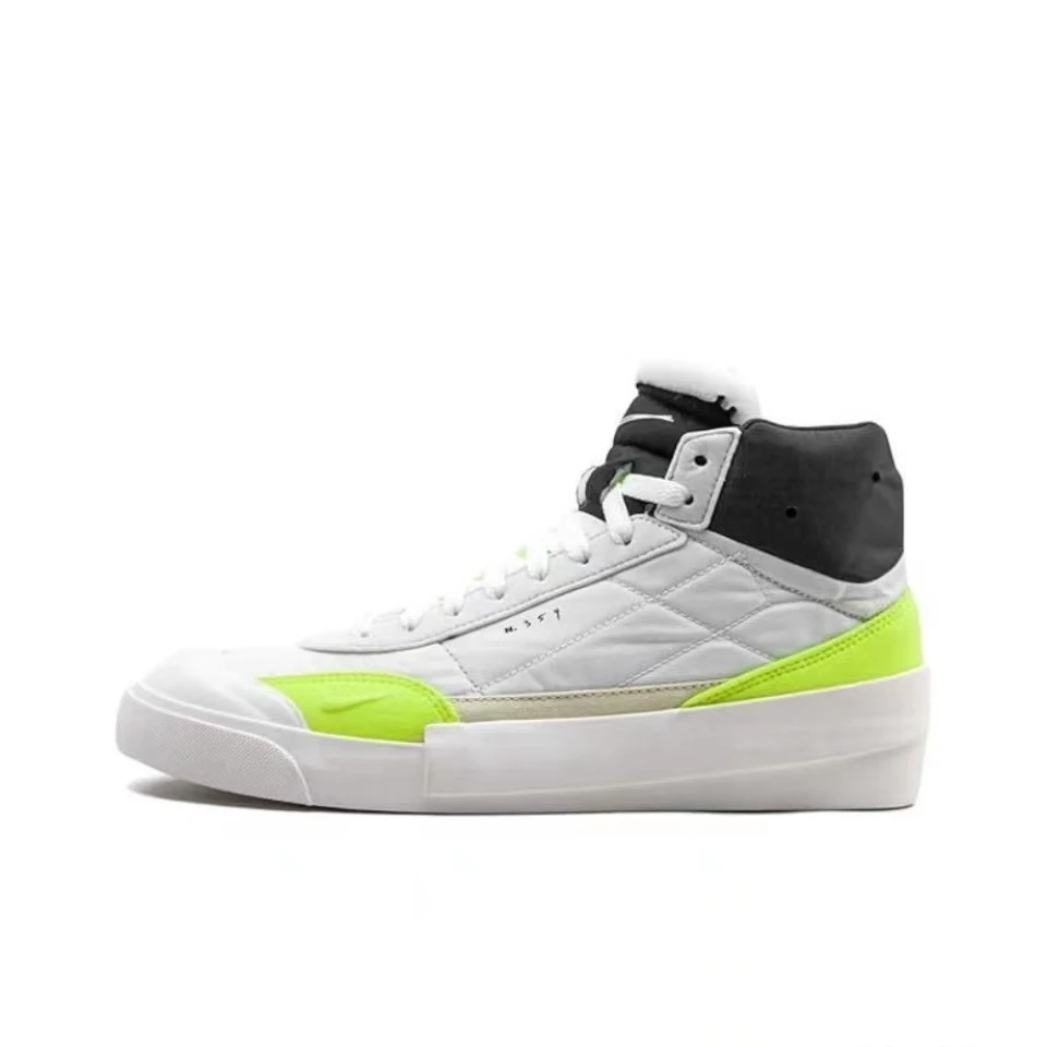 【山哥AL】Nike 中帮 板鞋 男女同款 白绿 BQ5190-101