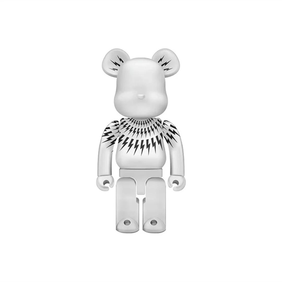 【山哥ST】bearbrick积木熊 澳门白闪电1000%
