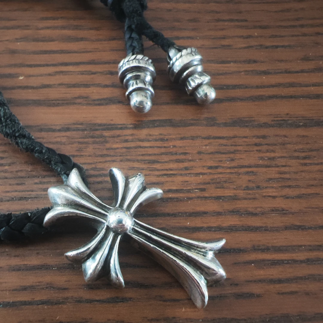 【牙叔自己的】克罗心十字原绳带双扣 潮流配饰