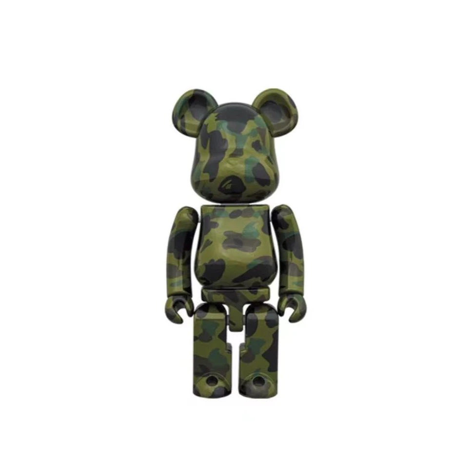 【无盒介意勿拍】bearbrick积木熊 Bape 绿 200% 超合金