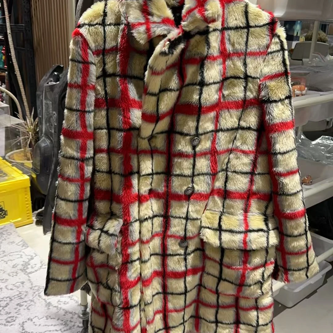 【山哥01】supreme 格子外套 M号