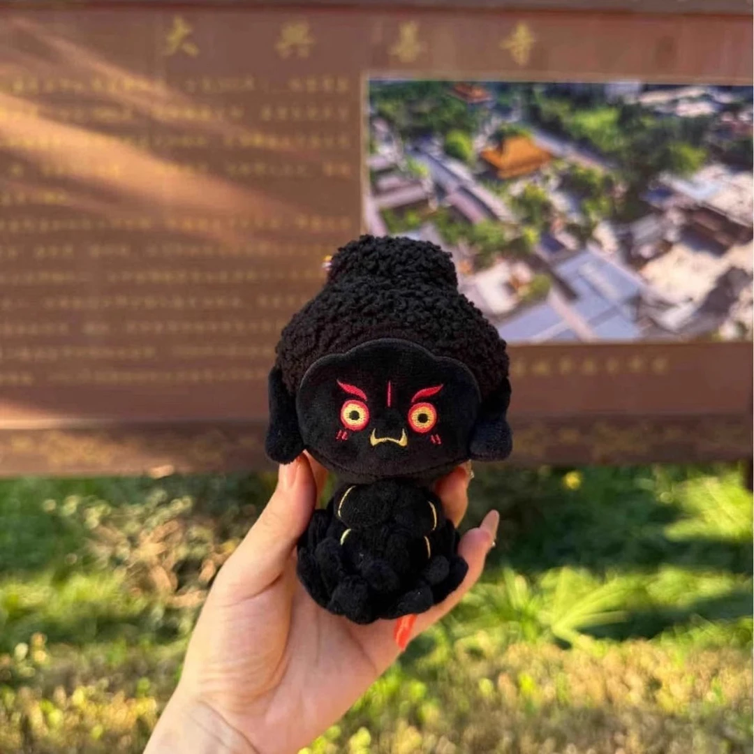 陕西文创大兴善寺大黑天神小佛小伴毛绒挂件创意玩偶送闺蜜礼物