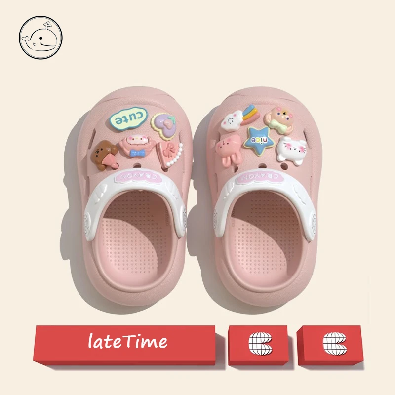 男女童拖鞋夏季软底洞洞鞋婴幼儿宝宝包头男孩凉拖鞋可爱厚底亲子