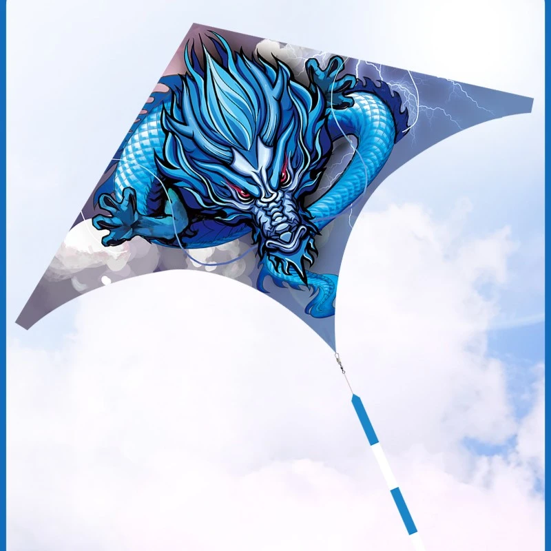2025年新款潍坊网红盘龙巨型风筝儿童微风易飞手持轮高端成人专用