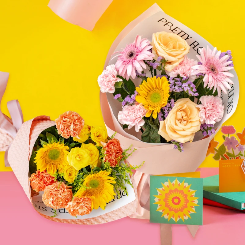 教师节花束鲜花 芬芳桃李 杏雨暖阳 节日 顺丰冷链包邮 云南鲜花