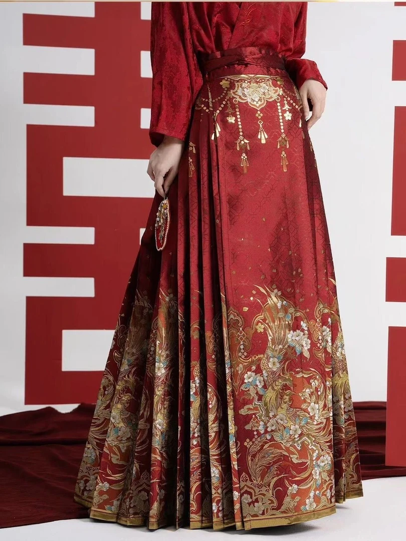 岁岁大裙摆高织高密日常通勤6对折大裙摆