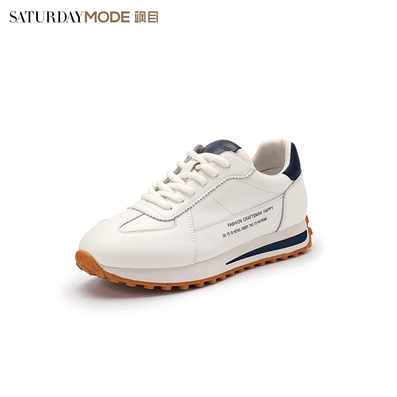 【店】SATURDAYMODE阿甘鞋小白鞋秋冬女鞋平底休闲运动鞋MD23112047