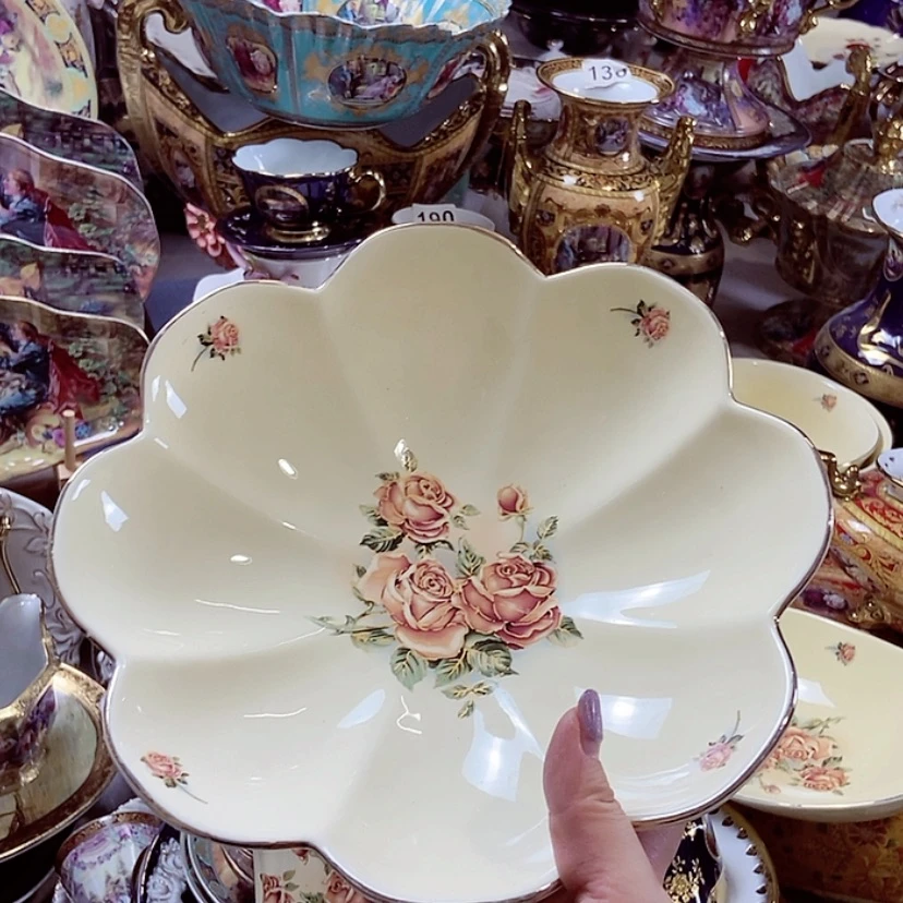 【闪购商品】瓷盘微瑕2只10寸