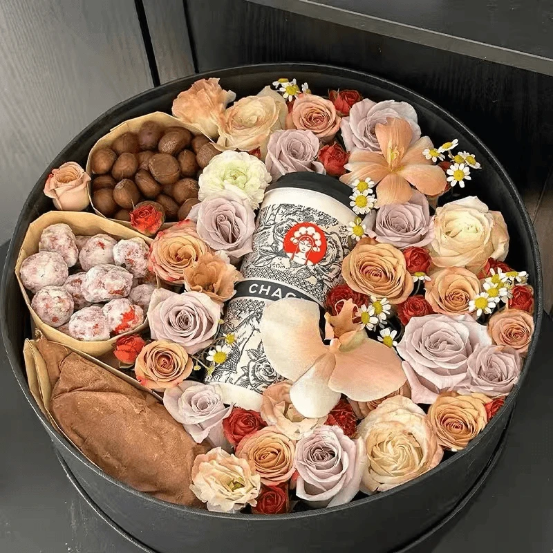 【爆火入冬四件套】全国花店同城配送上门冬日暖心礼物卡布奇诺花礼