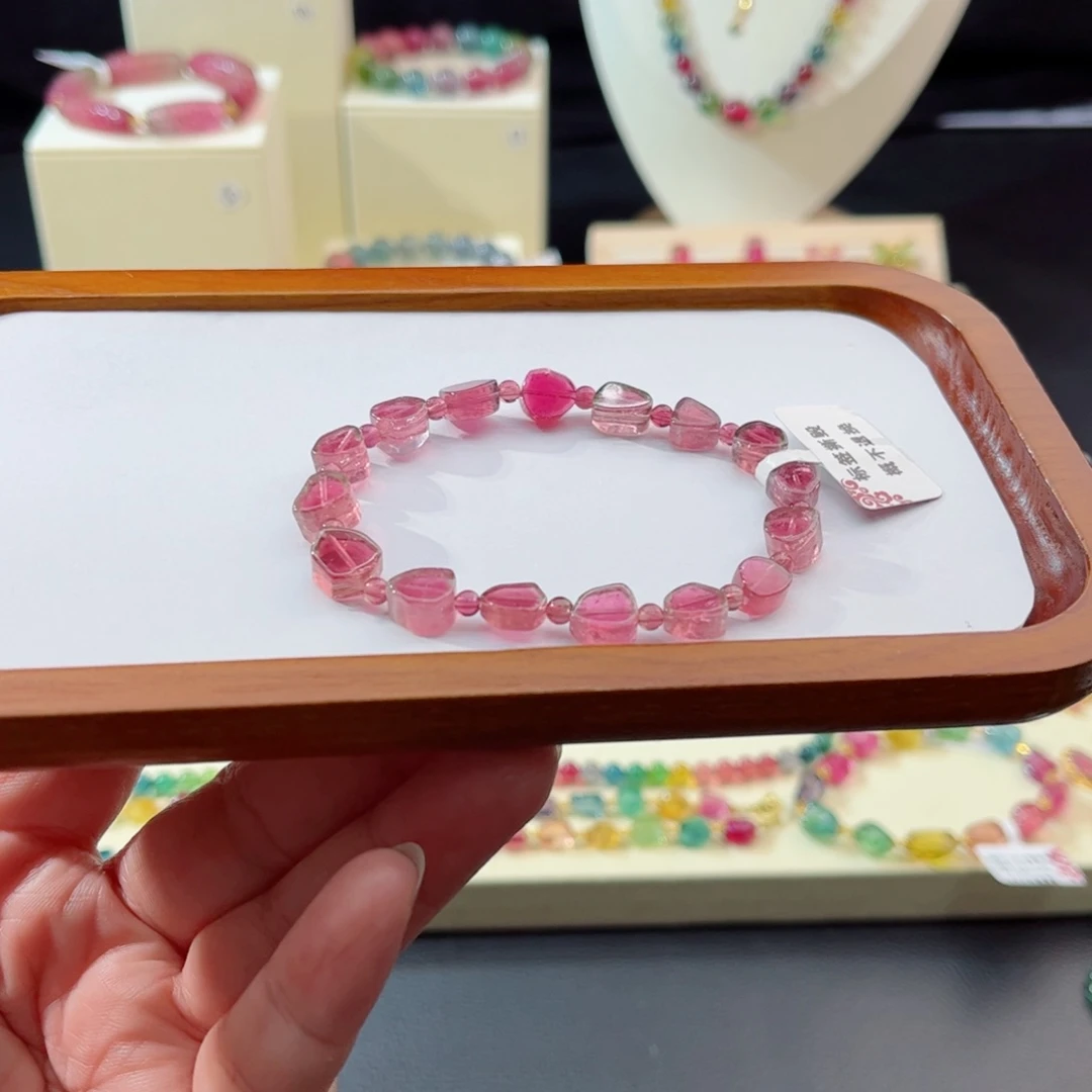 碧玺手串未镶嵌手串