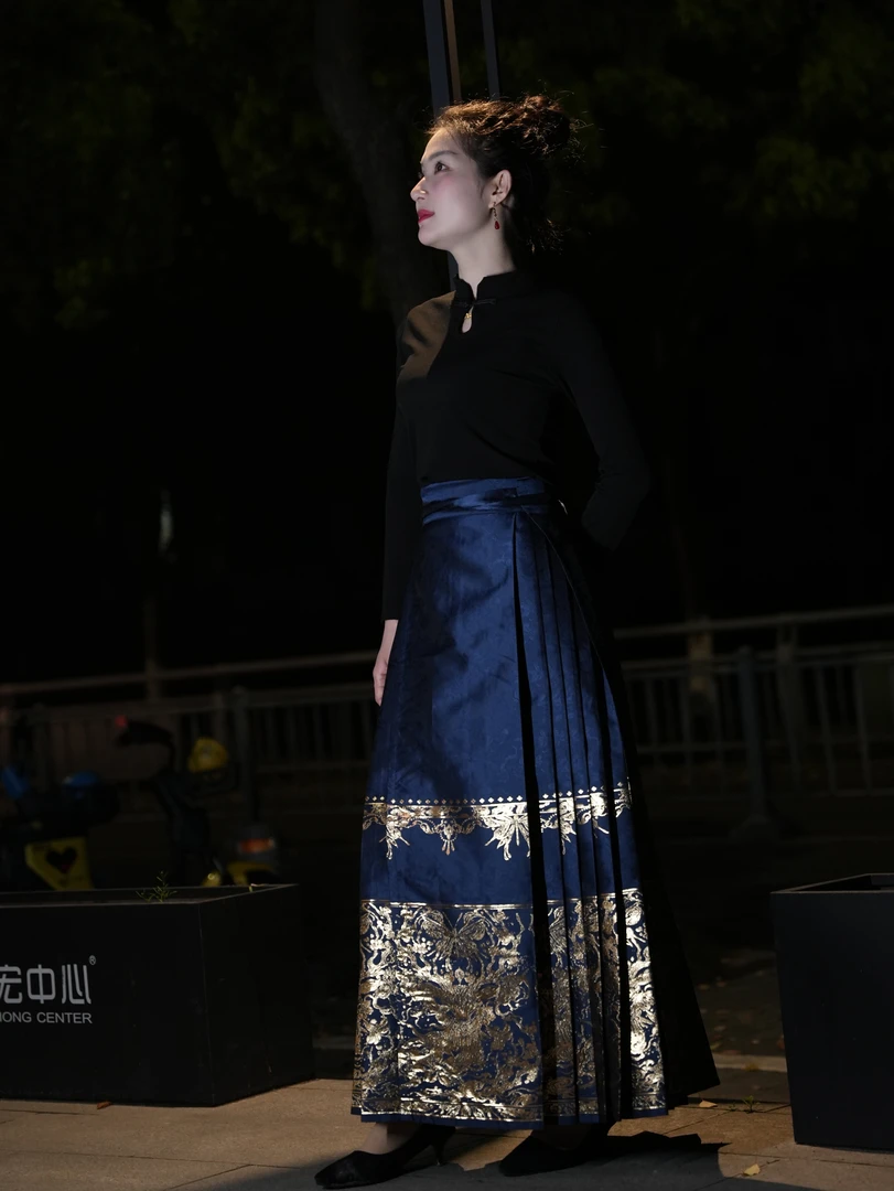 【鹿神】夏季仙气马面裙齐腰传统对襟宋制汉元素古风百褶中国风