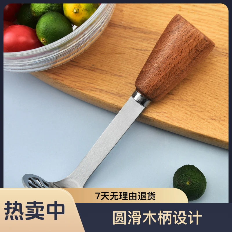 热销榜日式加厚不锈钢捣泥器压薯器土豆泥压泥器马铃薯南瓜捣碎器