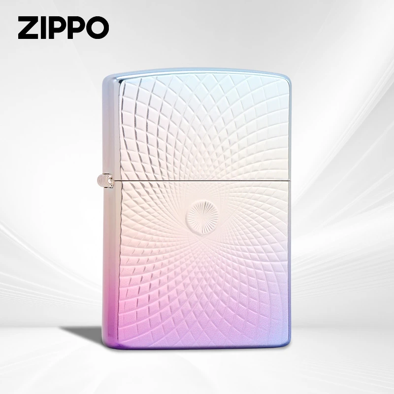 ZIPPO/之宝打火机正品 炫彩渐变太阳纹 3D防风个性送男士生日礼物