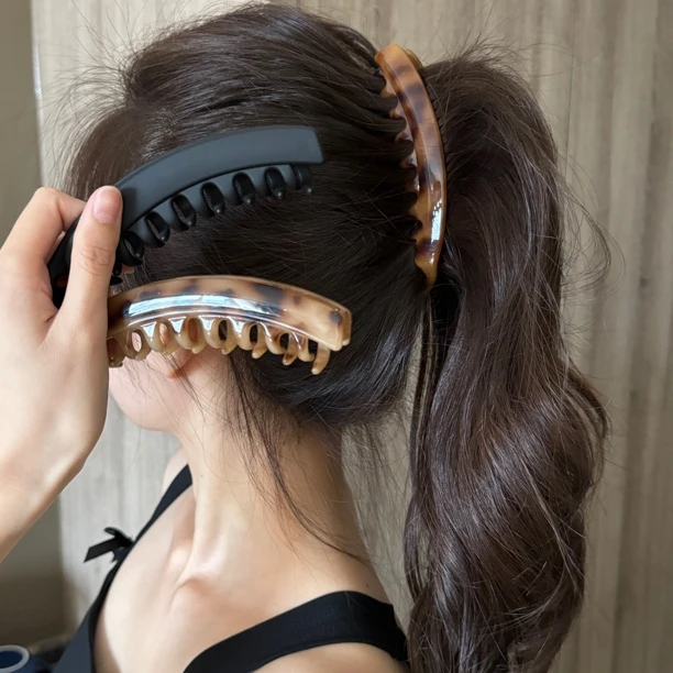 网红气质大号高马尾香蕉夹自然蓬松马尾显发量蓬松神器马尾夹