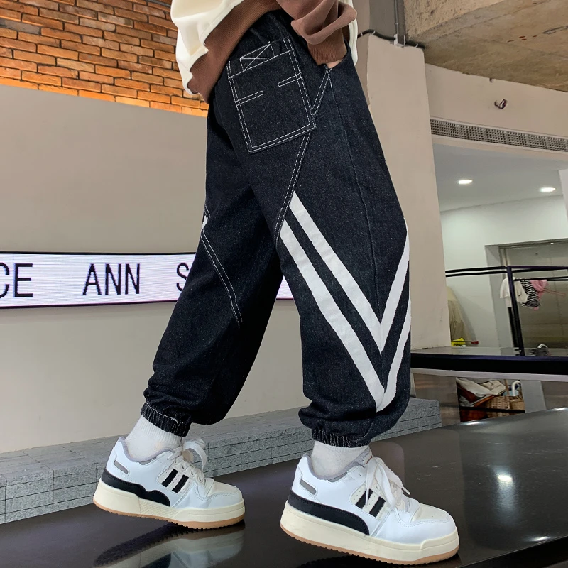 【断码清仓】儿童春秋装帅气牛仔裤中大童秋装洋气牛仔长裤男童7020