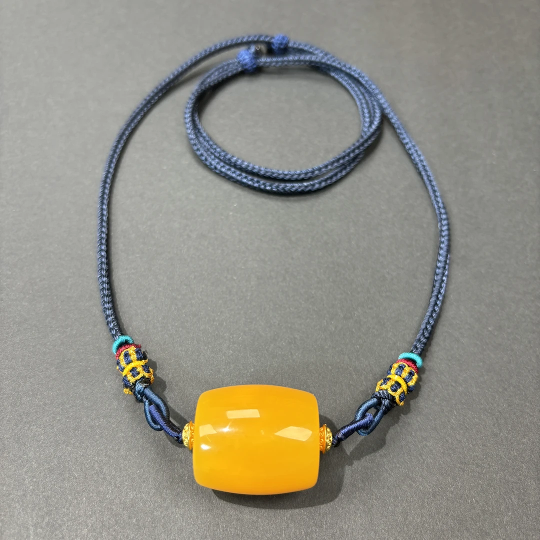 【双11特惠】波斯新蜜天然料礼品款桶珠锁骨链毛衣链项链DT2601