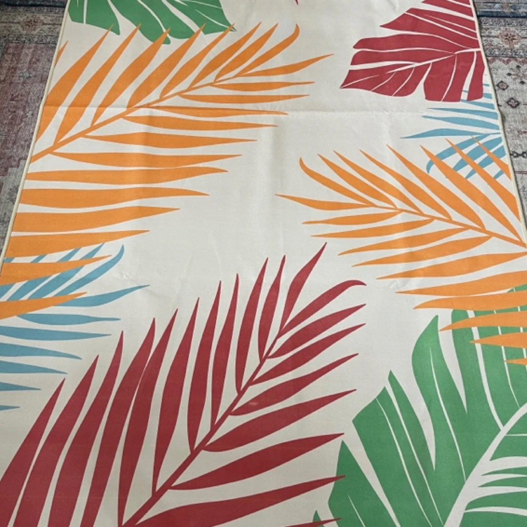 美国加州葵 户外地毯 约150*240 编织地毯 瑕疵可折叠