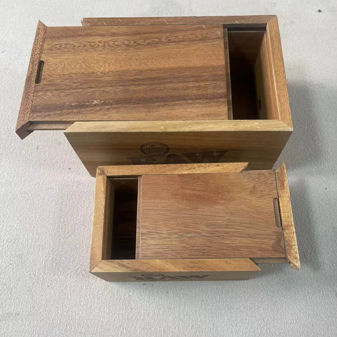 南美胡桃木raw收纳盒烟盒创意木盒子复古储物