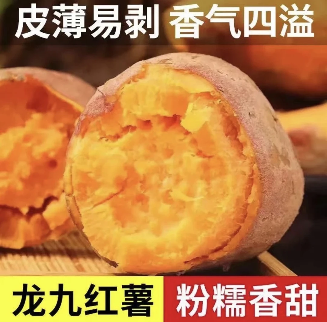 红薯蜜薯2025新鲜现挖现发湖北老人小孩农家自中沙地黄心蜜薯