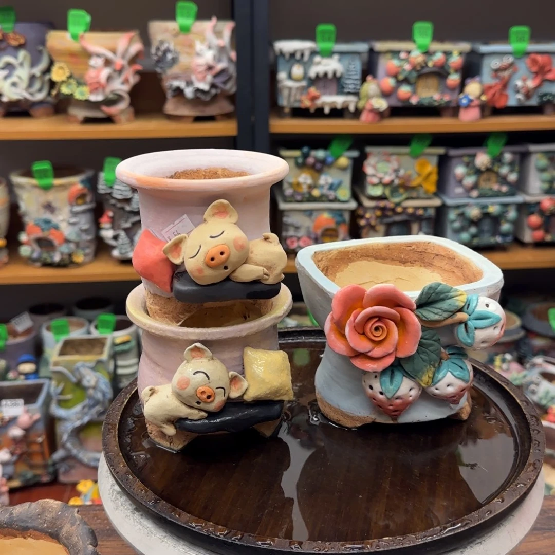 【闪购商品】日***心粗陶手捏