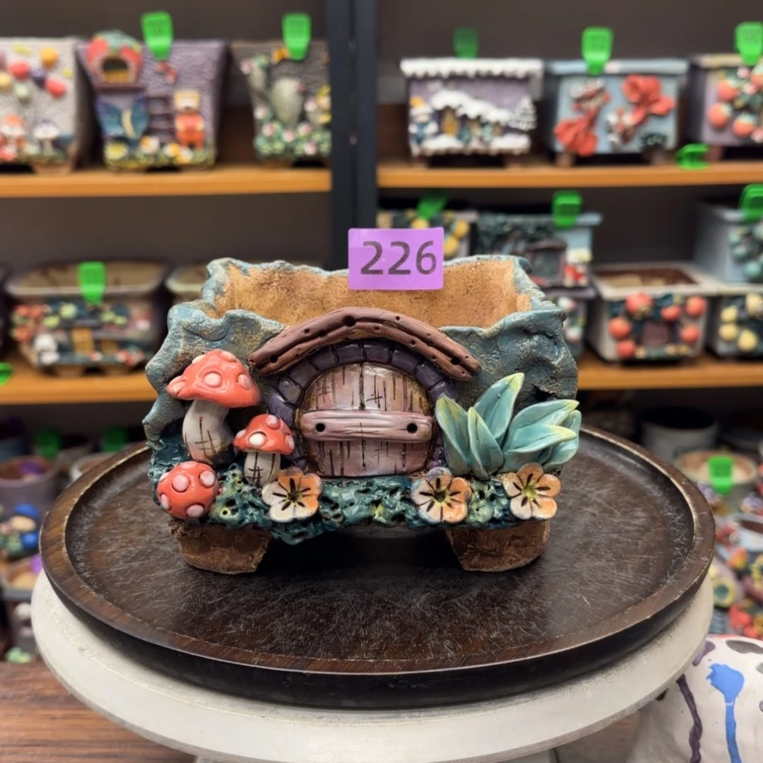【闪购商品】粗陶手捏