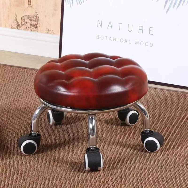 小凳子矮凳换鞋凳美缝擦地家用客厅方便户外移动孩子学走路万向轮