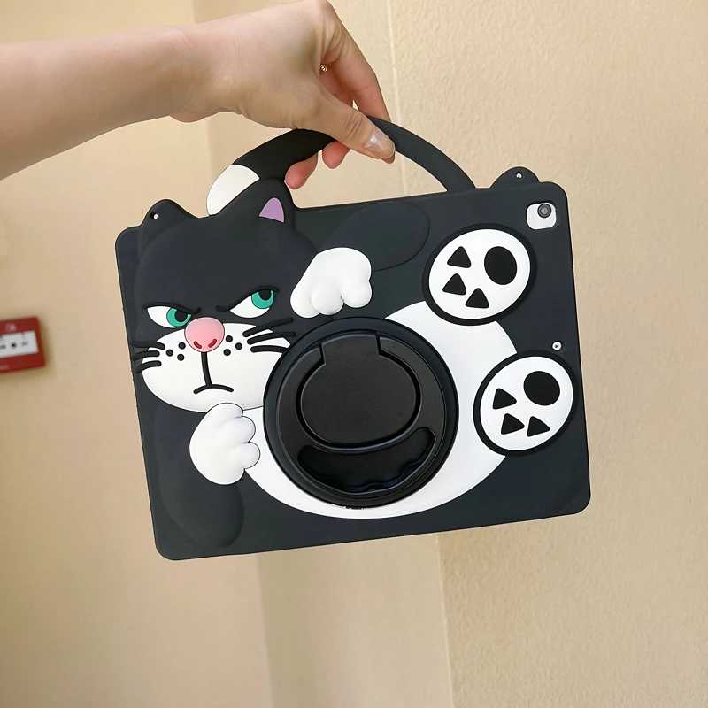 手提路西法猫华为matepad11.5s保护套小米6pro红米se三星a9平板壳